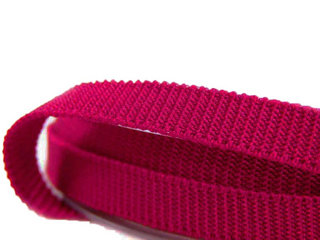 Taśma 6mm elastyczna rypsowa cyklamen