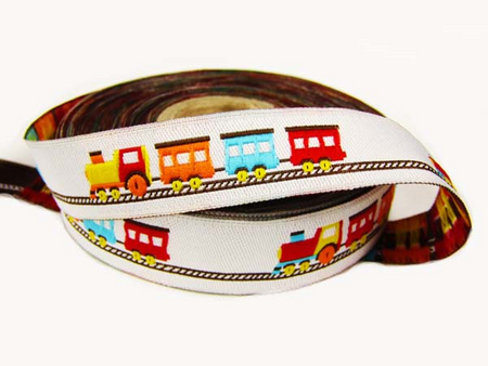 Taśma 15mm żakard CIUCHCIA turkus