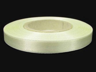 Wstążka 10mm atłas ecru jasny