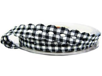 Wstążka 15mm poly PEPITO WARKOCZ czarna