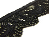 Koronka 4cm elastyczna czarna