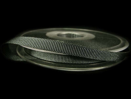 Taśma 6mm ryps poliestrowa grafit