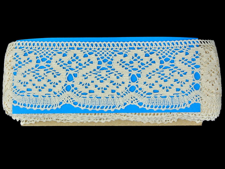 Koronka 9cm bawełniana naturalna