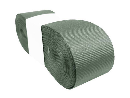 Taśma 37mm ryps poliestrowa grafit