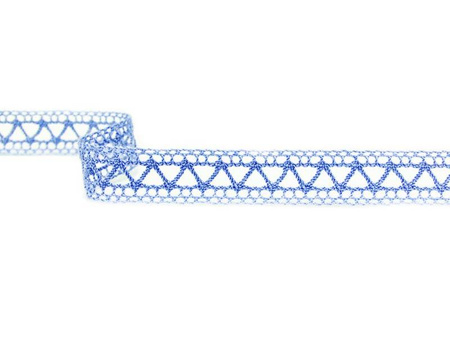 Wstawka 1,1cm bawełniana niebieska