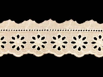 Koronka 4,5cm haft angielski natural