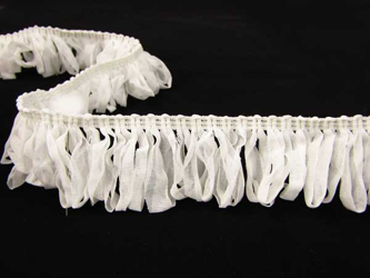 Taśma 4cm FRĘDZEL elastyczna muślin ivory