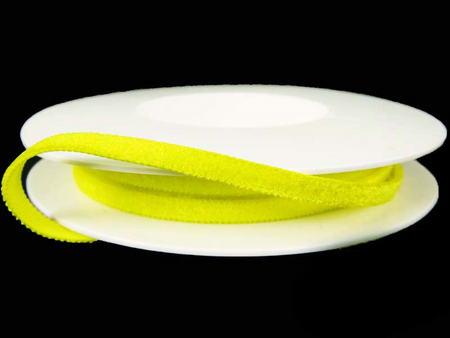 Aksamitka 5mm neon żółta