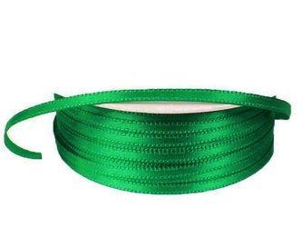Wstążka 3mm atłas zielona