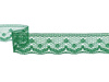 Koronka 1,2cm stabilna ciemna zieleń