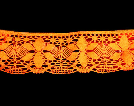 Koronka 8,5cm bawełniana pomarańczowa