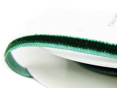 Aksamitka 5mm zielona szmaragd