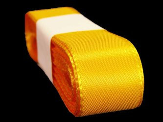 Wstążka 25mm tafta słonecznożółta
