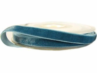 Aksamitka 9mm elastyczna turkus