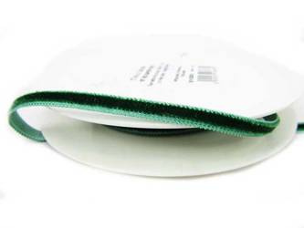 Aksamitka 5mm zielona szmaragd