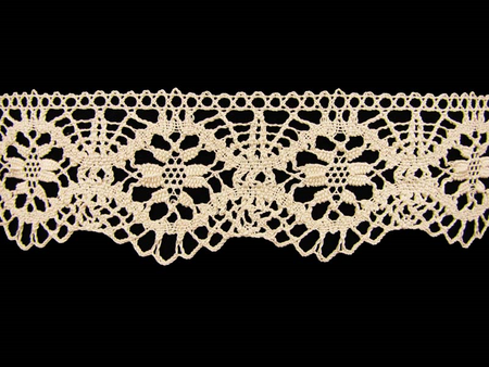 Koronka 6cm bawełniana natural