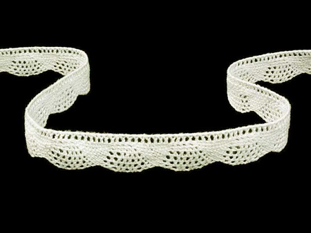 Koronka 1,7cm len wybielany