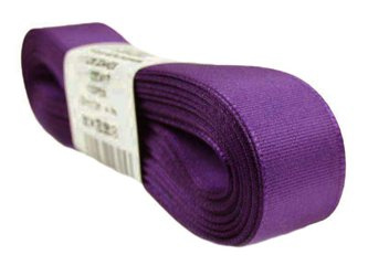 Wstążka 20mm tafta ciemnofioletowa