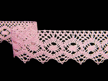 Koronka 4,7cm bawełniana jasny róż