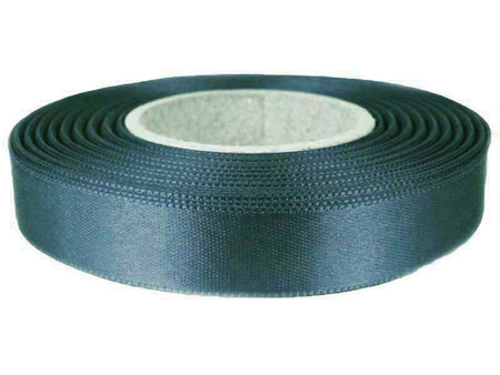 Wstążka 15mm atlas granat indygo