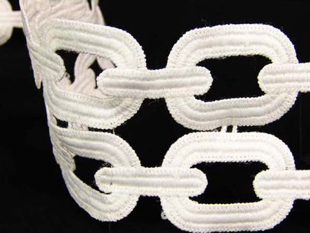 Wstawka 6,5cm gipiurowa poly ivory