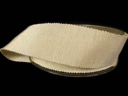 Taśma 27mm ryps bawełniano-poliamidowa ecru