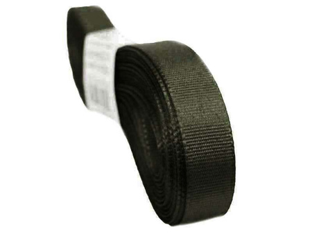 Wstążka 9mm tafta ciemny popiel