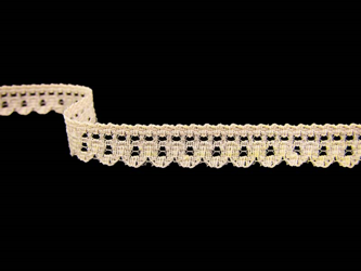 Koronka 1cm stabilna krem
