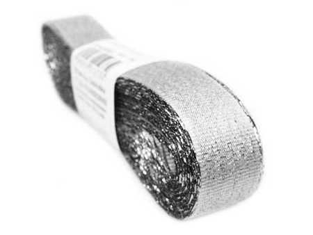 Wstążka 15mm lurex srebrna