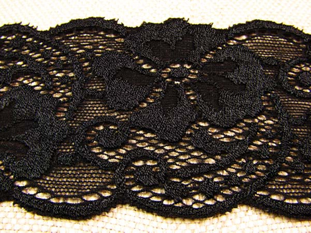 Wstawka 6cm elastyczna czarna