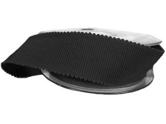 Taśma 25mm ryps bawełniana czarna