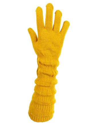 Rękawiczka długa marszczona kardamon