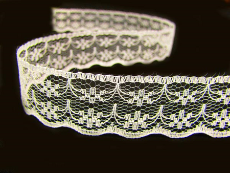 Koronka 2,2cm stabilna ecru