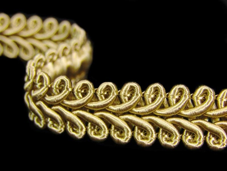 Taśma 1cm galonowa wiskoza beż