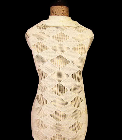 Koronka 170cm bawełniana ecru