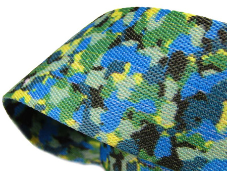 Taśma 40mm nośna MORO zielono-niebiesko-żółta