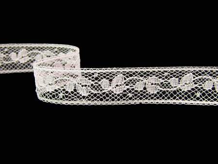 Wstawka 1,6 cm bawełniana biała