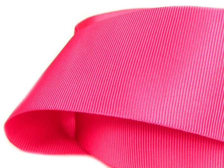 Taśma 40mm ryps poliestrowa róż amarant