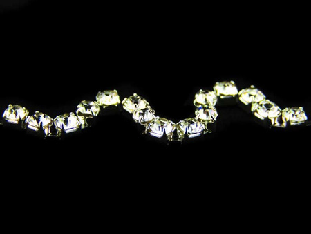 Taśma 2mm łańcuszek cyrkonia