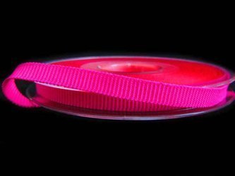 Taśma 6mm elastyczna ryps neon róż