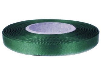Wstążka 10mm atłas zielona butelka