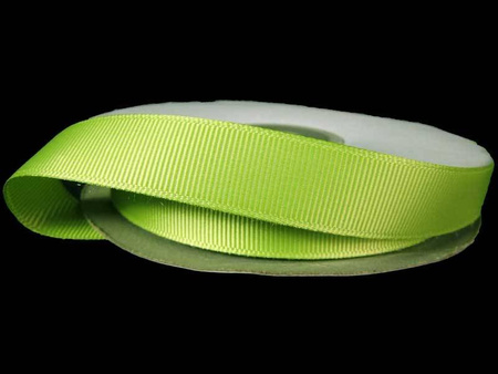 Taśma 15mm ryps poliestrowa pistacja