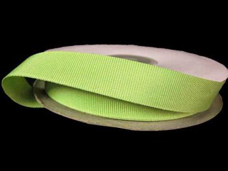 Taśma 15mm ryps poliestrowa pistacja