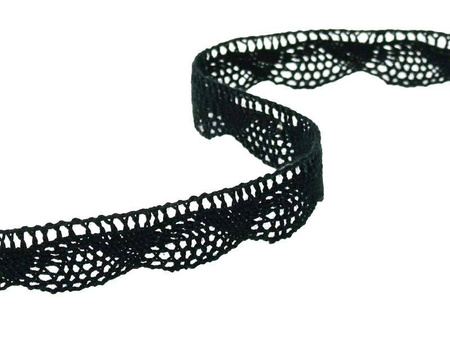 Koronka 1,7cm bawełniana czarna