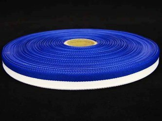 Taśma 11mm tkana LAMPAS biało_chabrowa