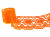 Koronka 4,5cm bawełniana pomarańcz