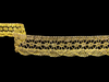 Koronka 1,8cm metaliczna złota