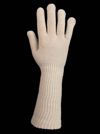 Rękawiczka młodzieżowa 3/4 dziana popiel