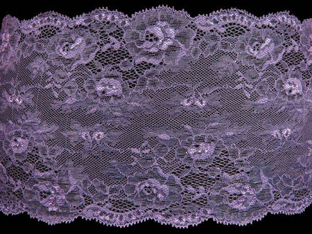 Wstawka 16cm elastyczna fiolet