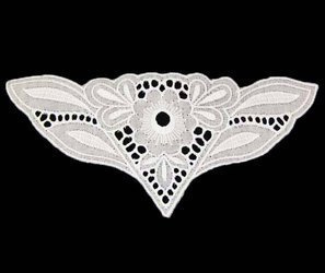 Przodzik haft angielski biały